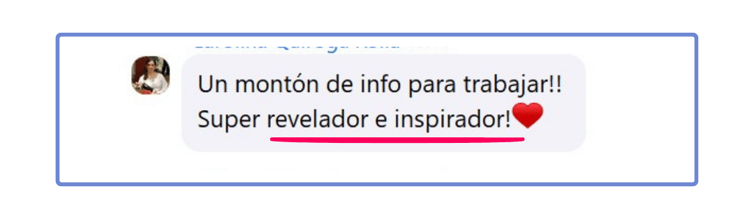 testimonio - 2024 - Super revelador e inspirador